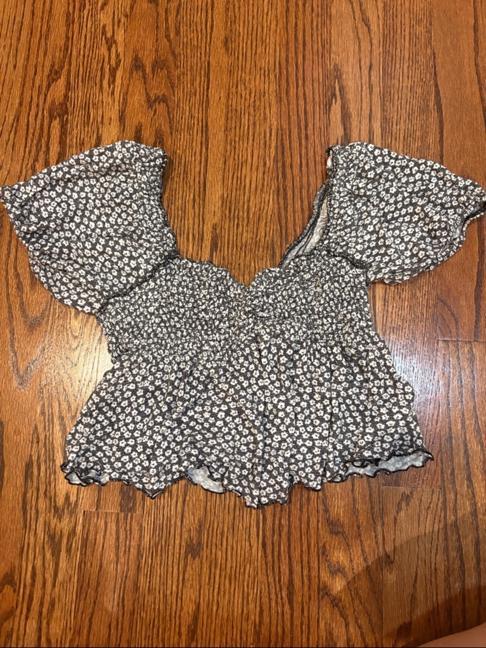 Urban Outfitters Floral Babydoll Top